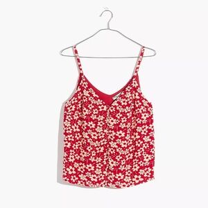 Madewell Button-Down Cami In Full Bloom
